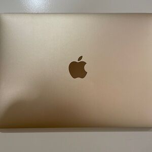2015 gold Apple MacBook 512GB storage